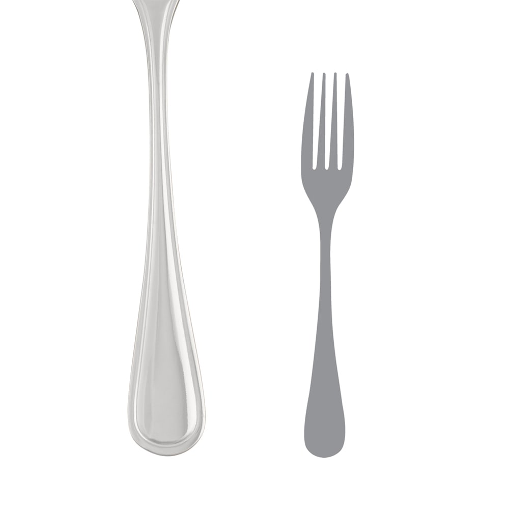 Steelite 5700SX022 8 1/4" Dinner Fork with 18/10 Stainless Grade, Montecito Pattern