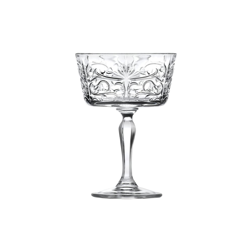 Steelite 676RCR378 9 oz RCR Crystal Tattoo Champagne Coupe Glass