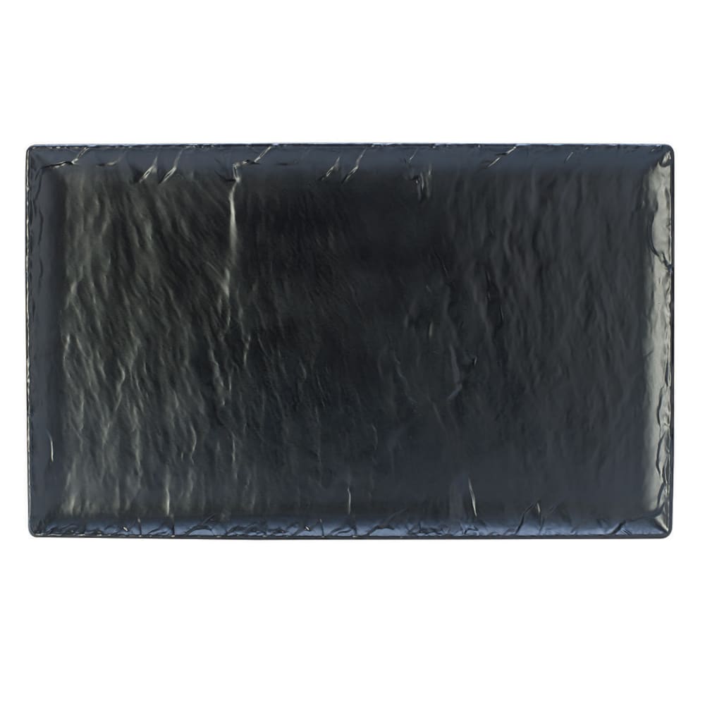 Steelite 68A415EL591 21" x 12 3/4" Rectangular Creations Platter - Melamine, Slate