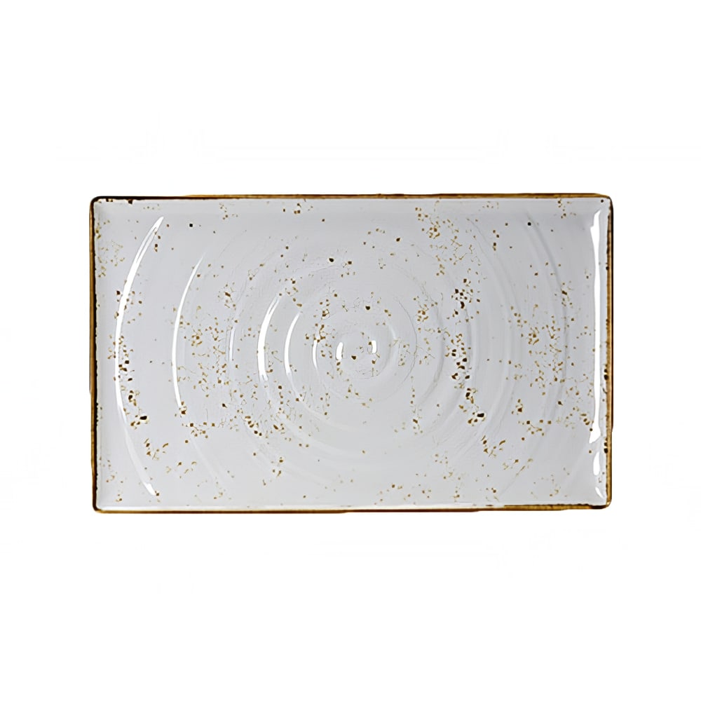 Steelite 68A416EL591 21" x 12 3/4" Rectangular Creations Platter - Melamine, Craft White