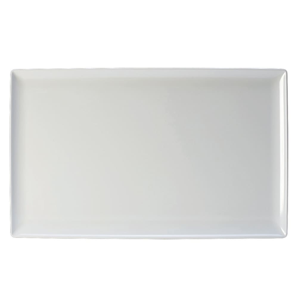 Steelite 68A417EL591 21" x 12 3/4" Rectangular Creations Platter - Melamine, White