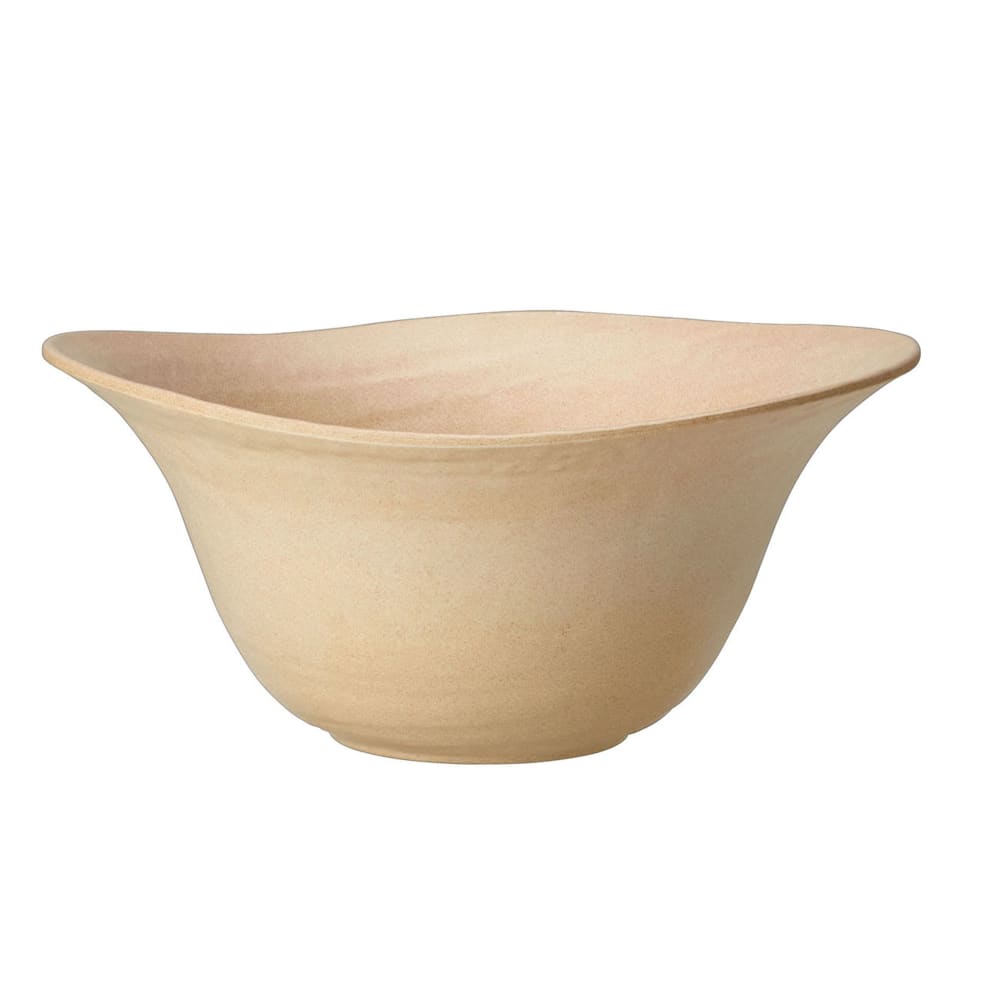 Steelite 68A452EL700 76 oz Round Melamine Salad Bowl, Scape Papyrus