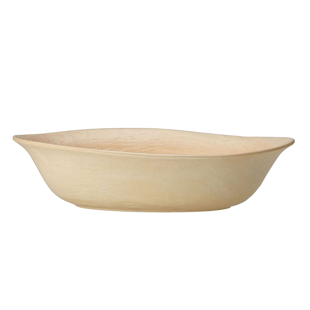 Steelite 68A452EL702 84 oz Oval Melamine Bowl, Scape Papyrus