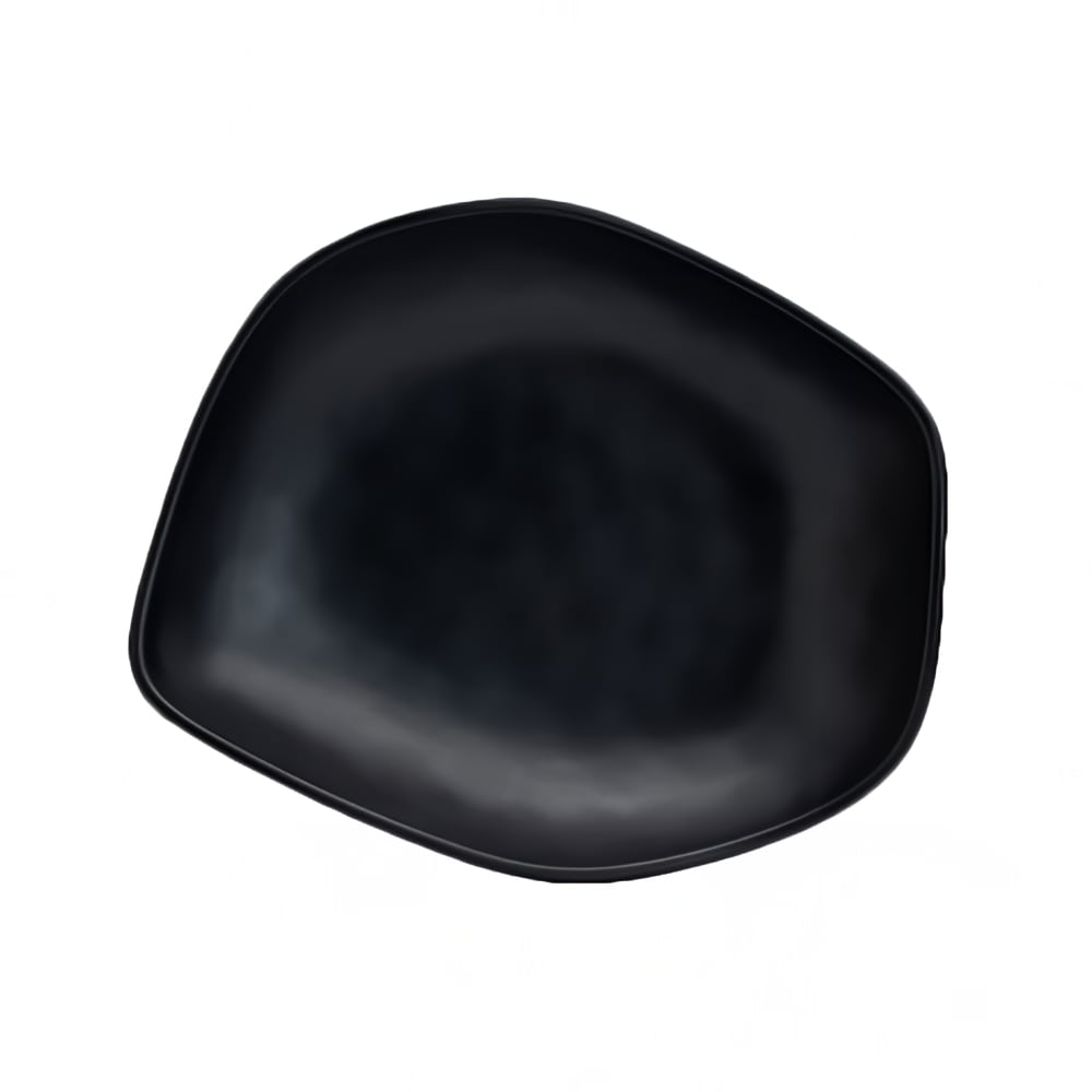 Steelite 7000DD004 2 1/2 qt Oval Melamine  Salad Bowl, Marisol Black