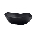 Steelite 7000DD005 6 3/4 qt Oval Melamine  Salad Bowl, Marisol Black thumbnail 2