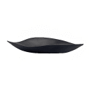 Steelite 7000DD006 15 1/2" x 15" Oval Platter - Melamine, Marisol Black thumbnail 2