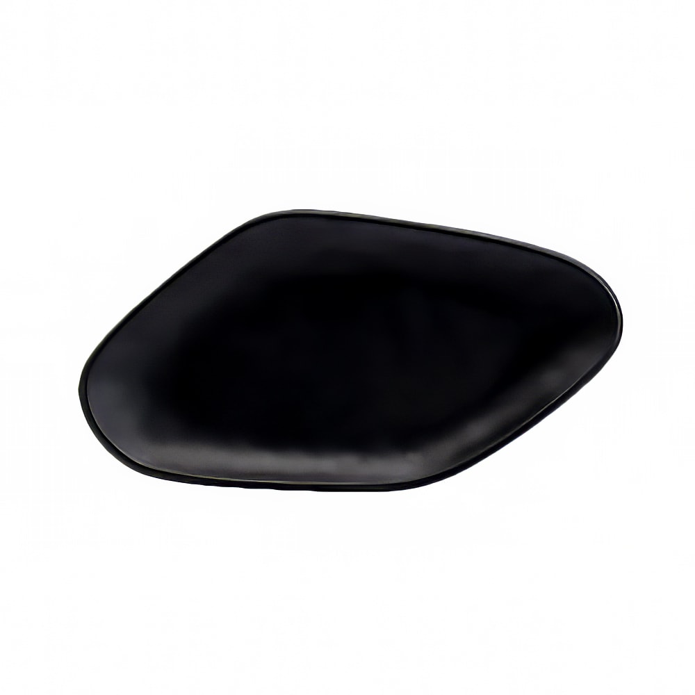 Steelite 7000DD010 15" x 8" Oval Delfin Platter - Melamine, Marisol Black