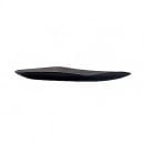 Steelite 7000DD010 15" x 8" Oval Delfin Platter - Melamine, Marisol Black thumbnail 2