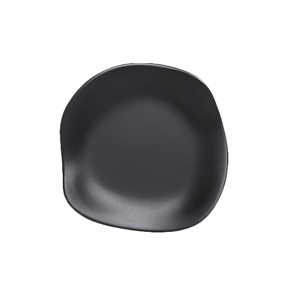 Steelite 7000DD027 5 1/2" Round Melamine Bread & Butter Plate, Marisol Black