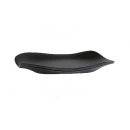 Steelite 7000DD027 5 1/2" Round Melamine Bread & Butter Plate, Marisol Black thumbnail 2