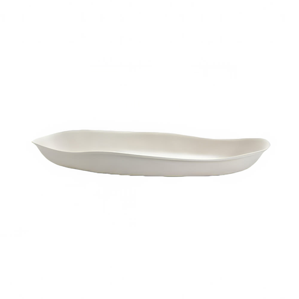 Steelite 7002DD003 2 3/4 qt Irregular Melamine  Antipasto Serving Bowl, Marisol Sandshell