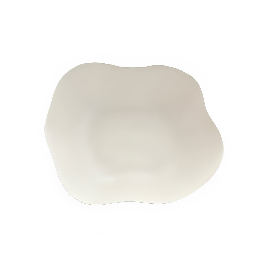 Steelite 7002DD014 12 qt Oval Melamine  Salad Bowl, Marisol Sandshell