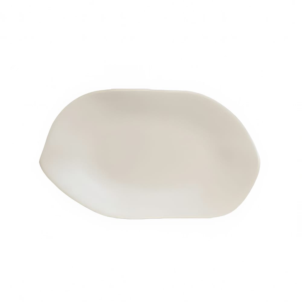 Steelite 7002DD022 7" x 4 1/4"Oval Delfin Platter - Melamine, Marisol Sandshell