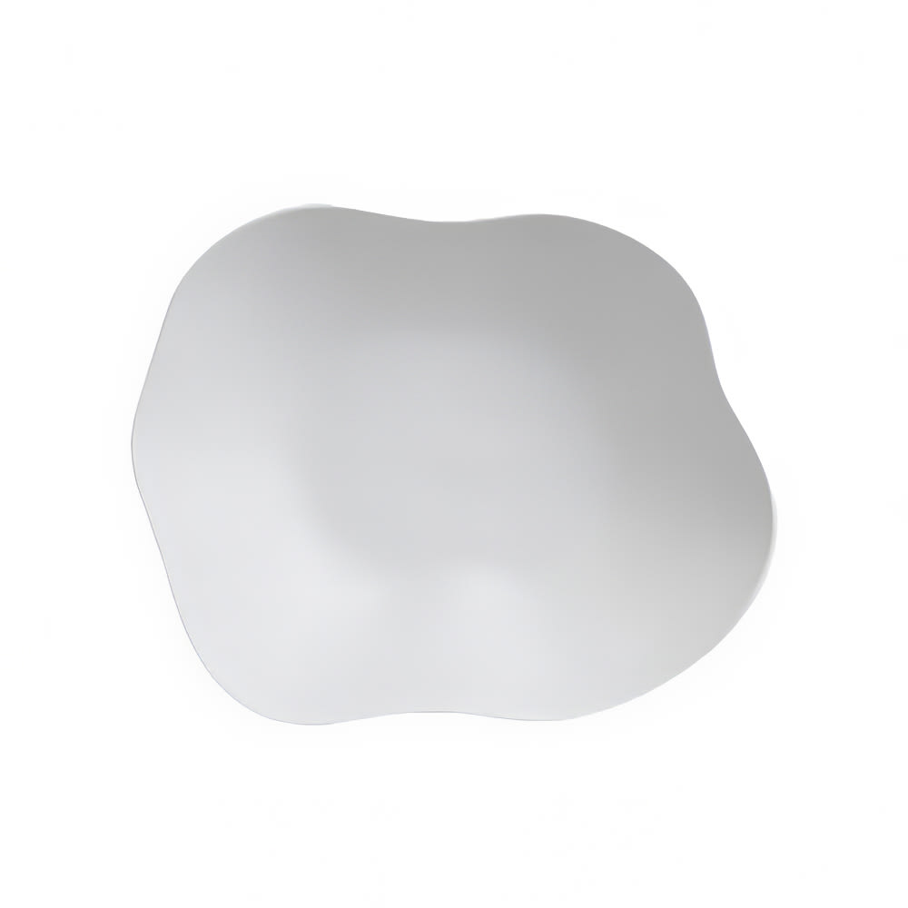 Steelite 7008DD005 6 3/4 qt Oval Melamine  Salad Bowl, Marisol White