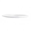 Steelite 7008DD010 15" x 8" Oval Deflin Platter - Melamine, Marisol White thumbnail 2