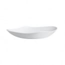 Steelite 7008DD013 2 1/4 qt Irregular Melamine  Serving Bowl, Marisol White thumbnail 2
