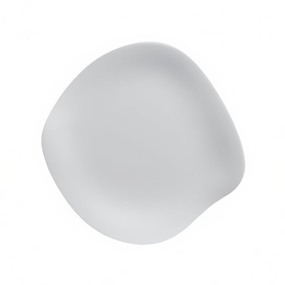 Steelite 7008DD030 8 1/4" Round Melamine Appetizer Plate, Marisol White