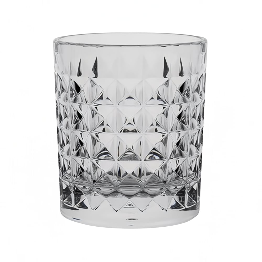 Steelite 7030DR048 9 oz Carve Cut Tumbler - Plastic, Clear