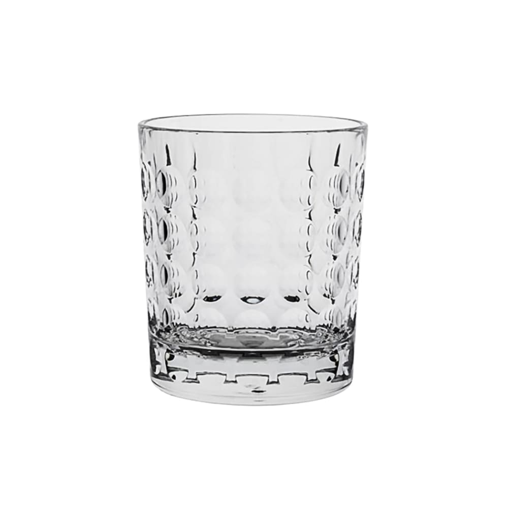 Steelite 7030DR049 10 oz Carve Cut Tumbler - Plastic, Clear