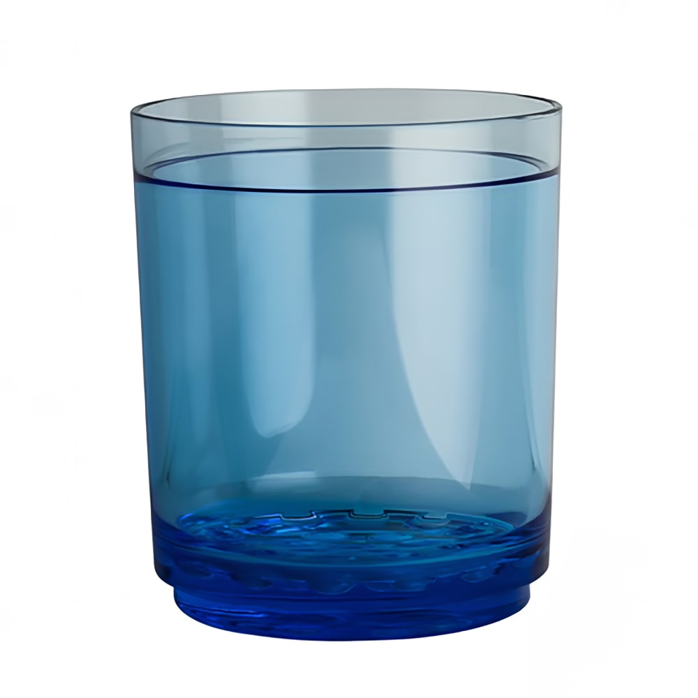 Steelite 7032DR004 12 oz Diamond Tumbler - Plastic, Blue