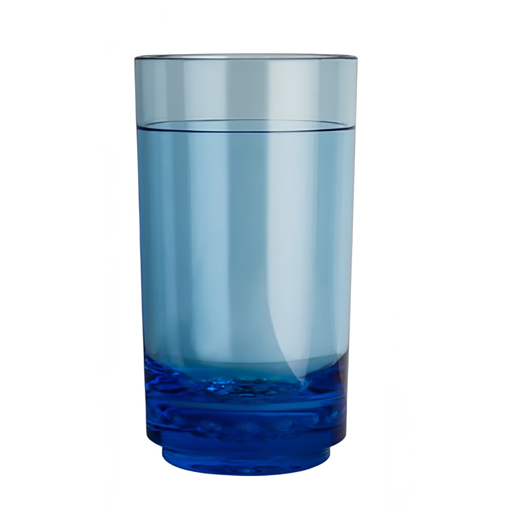 Steelite 7032DR005 14 oz Diamond Tall Glass - Plastic, Blue