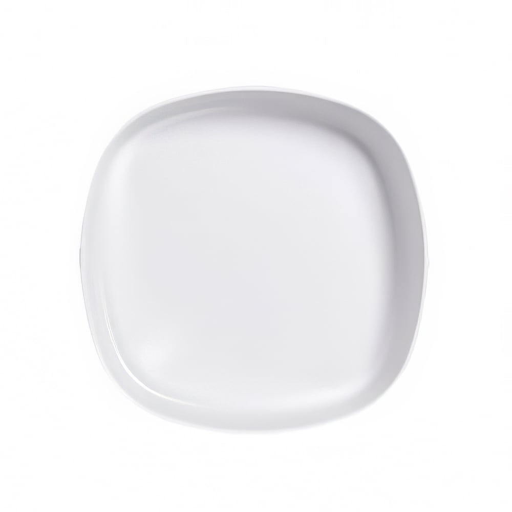 Steelite 7041DD213 84 oz Square Melamine Serving Bowl, White