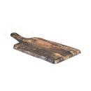 Steelite 7044DD095 Rectangular Barn Wood Serving Board w/ 4" Handle - 13" x 8", Melamine, Brown thumbnail 2