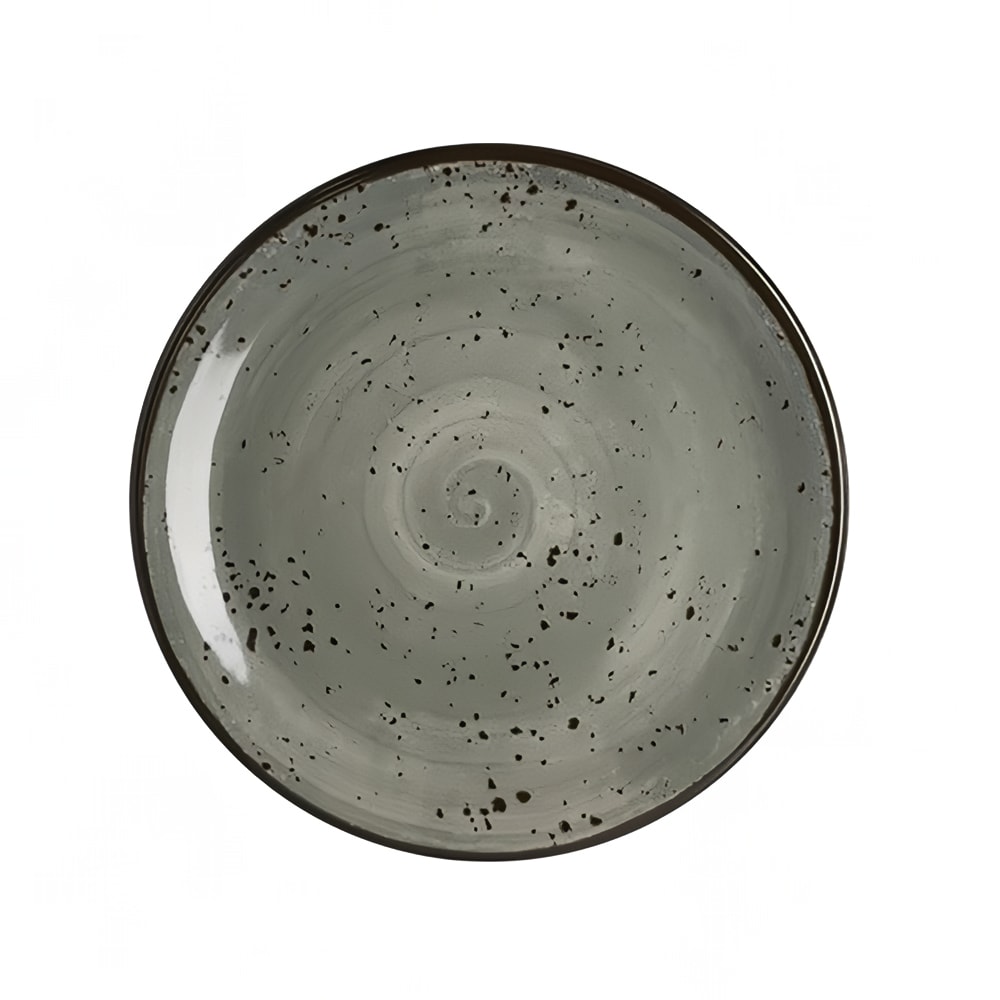 Steelite 7065MM305 6" Round Melamine Plate, Urban Smoke