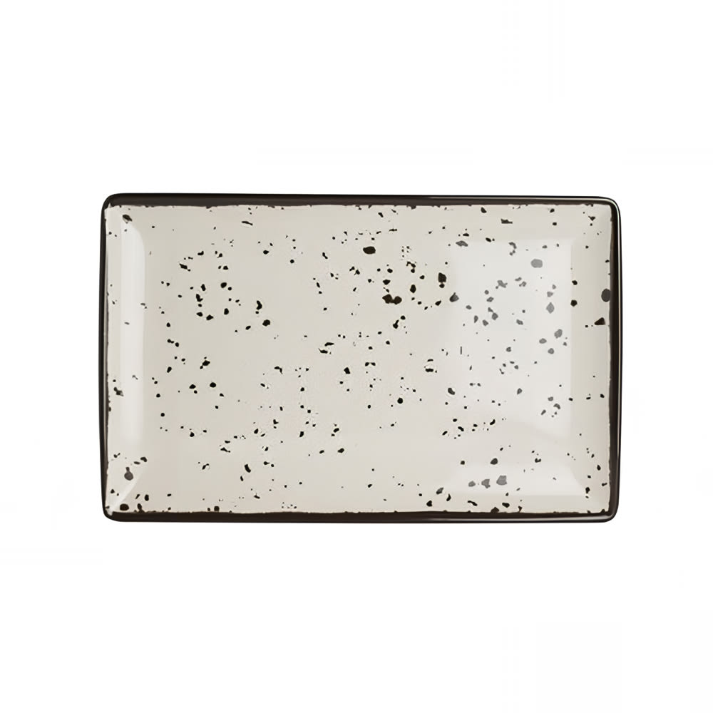 Steelite 7066MM300 12" x 7 1/2" Rectangular Creations Tray - Melamine, Urban Snow