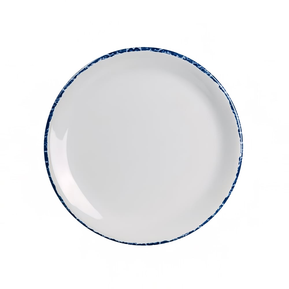 Steelite 7068MM305 6" Round Melamine Plate, Blue Dapple