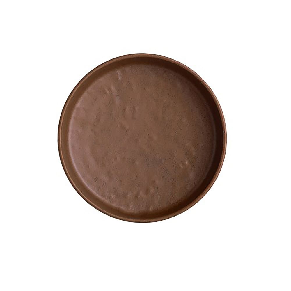 Steelite 7180TM504 4 7/8" Round Melamine Plate, Redwood