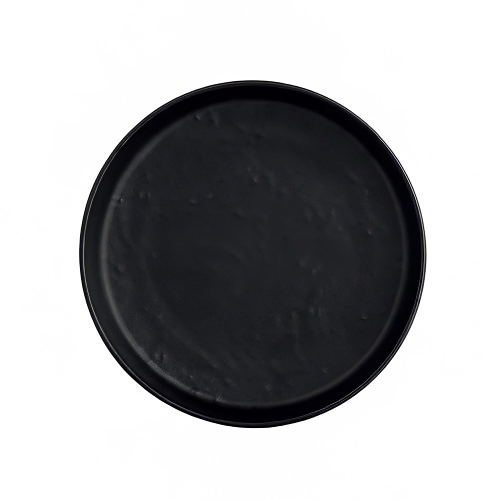Steelite 7181TM505 6 1/2" Round Melamine Plate, Black