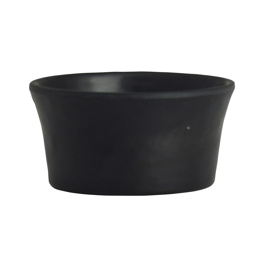 Steelite 7181TM512 1 1/2 oz Melamine Dish, Black