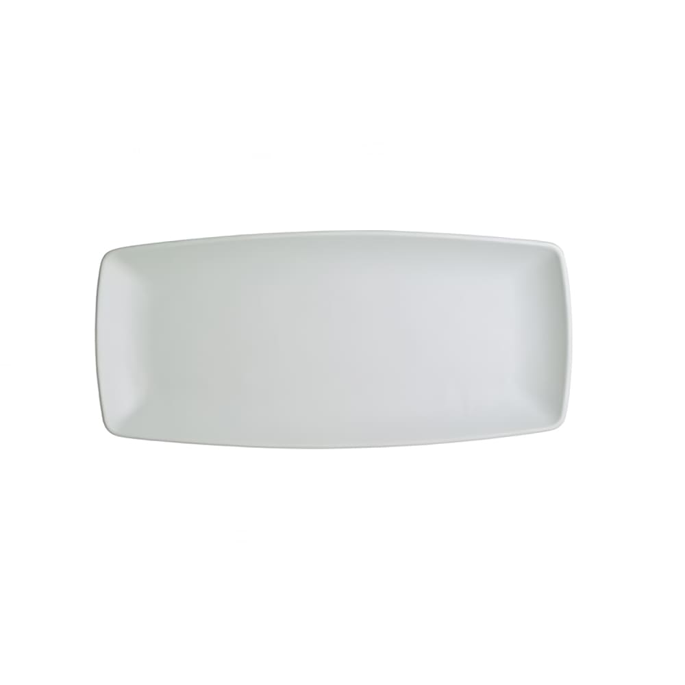 Steelite 7182TM507 Rectangular Melamine Plate - 9 1/2" x 4 1/3", White