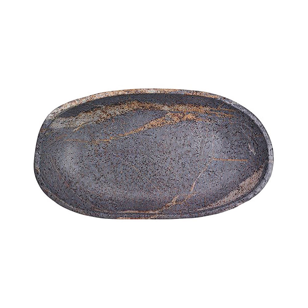 Steelite 7192TM301 88 3/4 oz Free Form Melamine  Bowl, Quarry