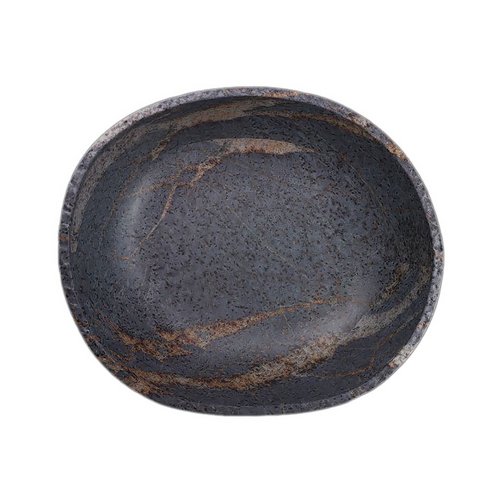 Steelite 7192TM302 176 oz Oval Melamine  Bowl, Quarry