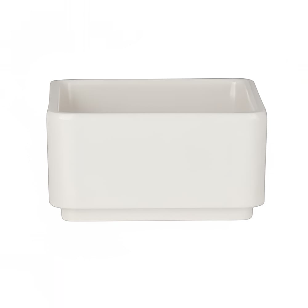 Steelite 7193TM103 Melamine Bento Box Insert for 7193TM100 & 7193TM101 - 3" x 3" x 1 1/2", White