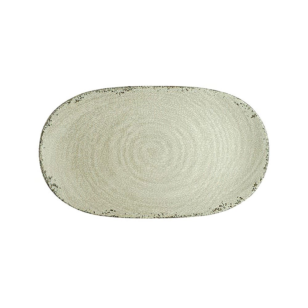 Steelite 7194TM076 14" x 8" Oval Creations Platter - Melamine, Stone