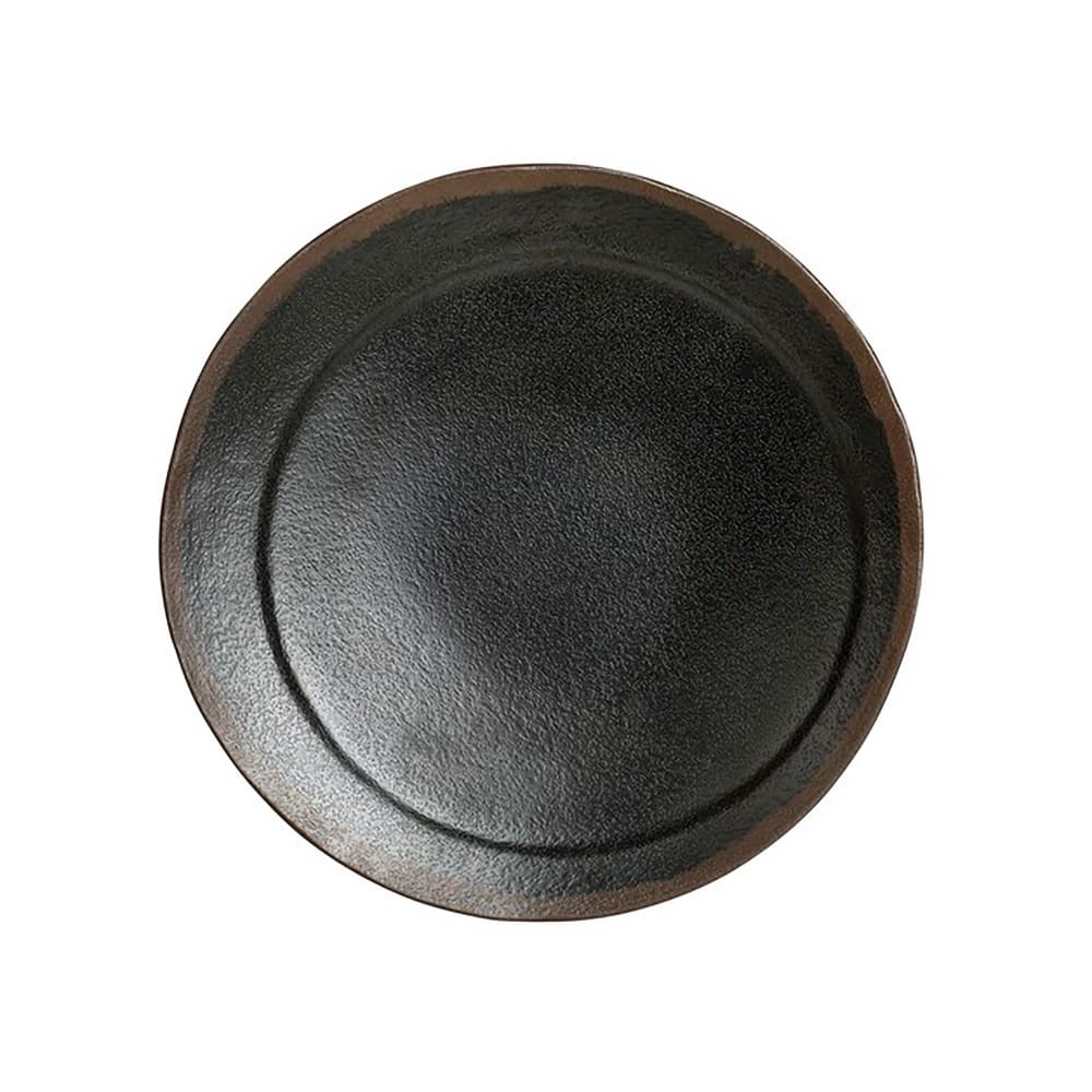 Steelite 7199TM012 6 3/8" Round Melamine Plate, Grey Stone