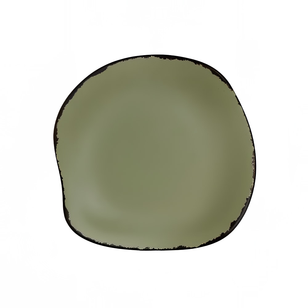 Steelite 7216DD027 5 1/2" Round Melamine Bread & Butter Plate, Marisol Rustic Sage