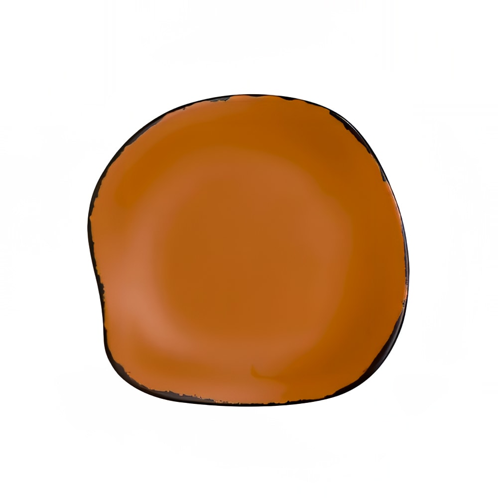 Steelite 7217DD027 5 1/2" Round Melamine Bread & Butter Plate, Marisol Rustic Clay