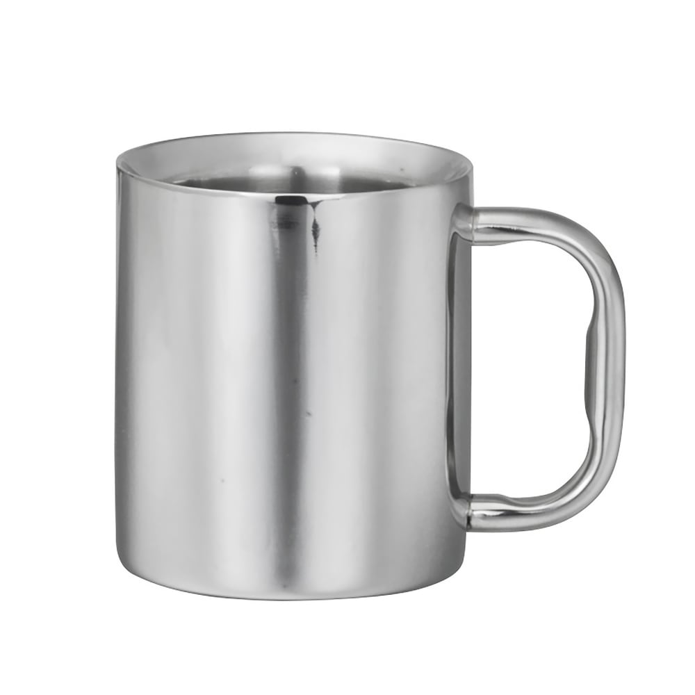 Steelite 7600CV033 8 oz Creations Mug - Stainless Steel