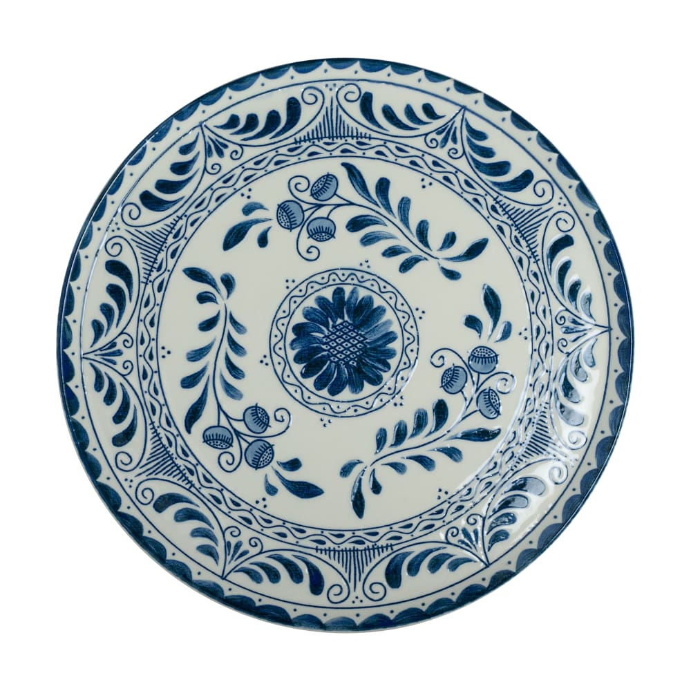 Steelite A102P801 10 3/4" Round Plate - China, Talavera Blue