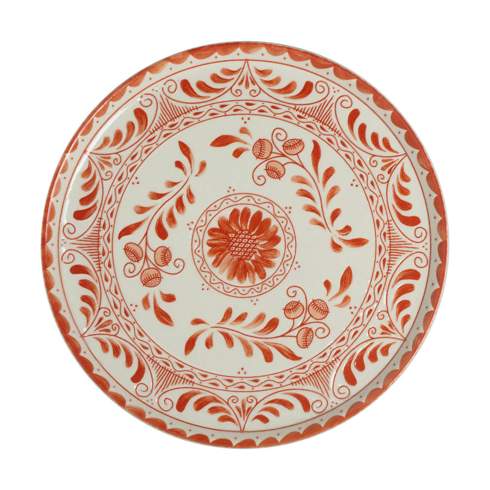 Steelite A104P801 10 3/4" Round Plate - China, Talavera Orange