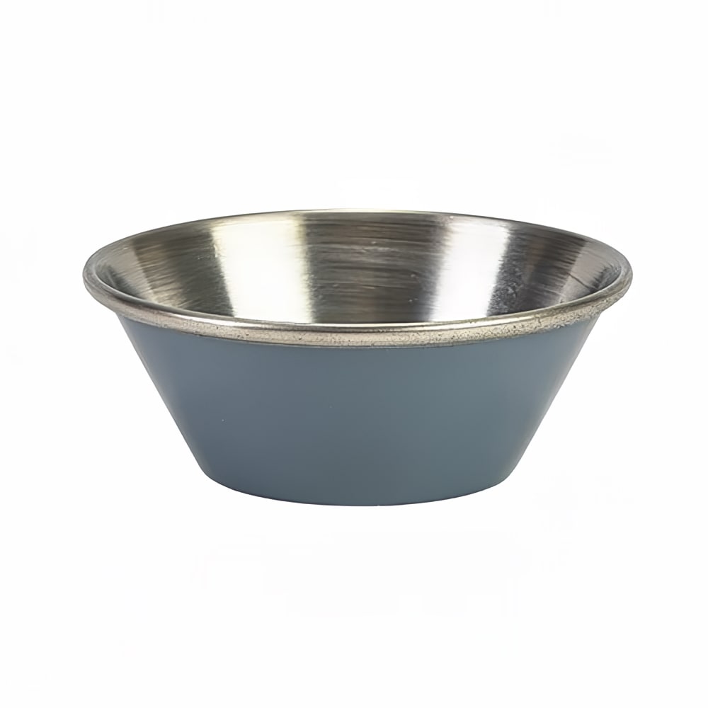 Steelite GWRAMST115G 1 1/2 oz Genware London Ramekin - Stainless Steel, Gray