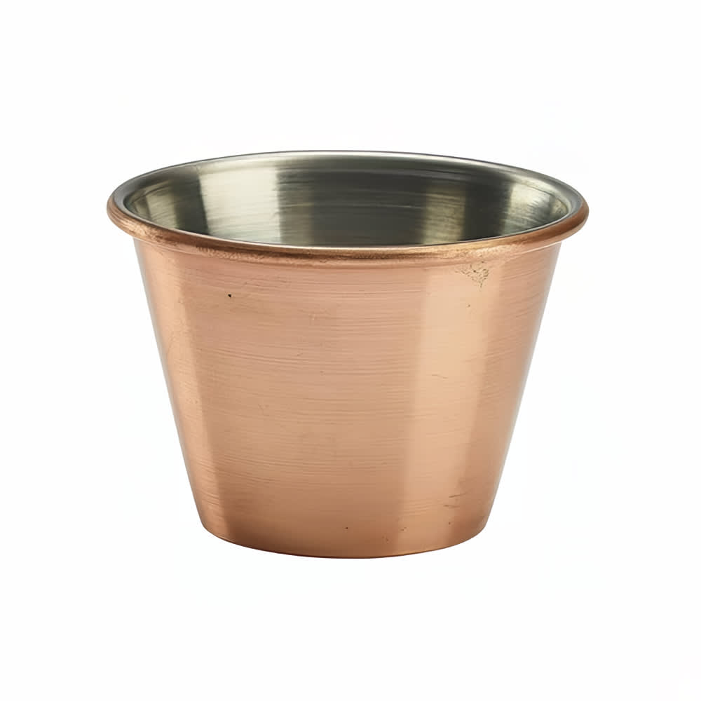 Steelite GWRAMST2C 2 1/2 oz Genware London Ramekin - Stainless Steel, Copper