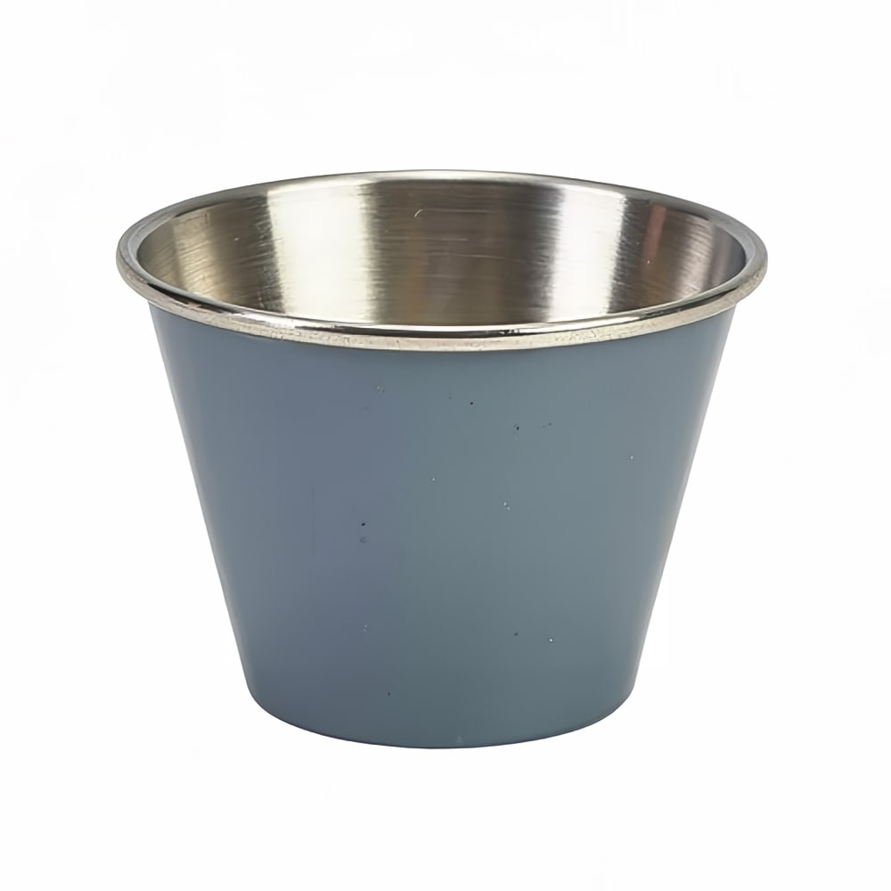 Steelite GWRAMST2G 2 1/2 oz Genware London Ramekin - Stainless Steel, Gray