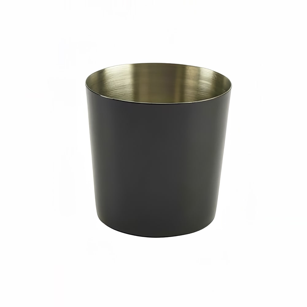 Steelite GWSVC8BK 12 3/4 oz Round Serving Cup - Stainless Steel, Black