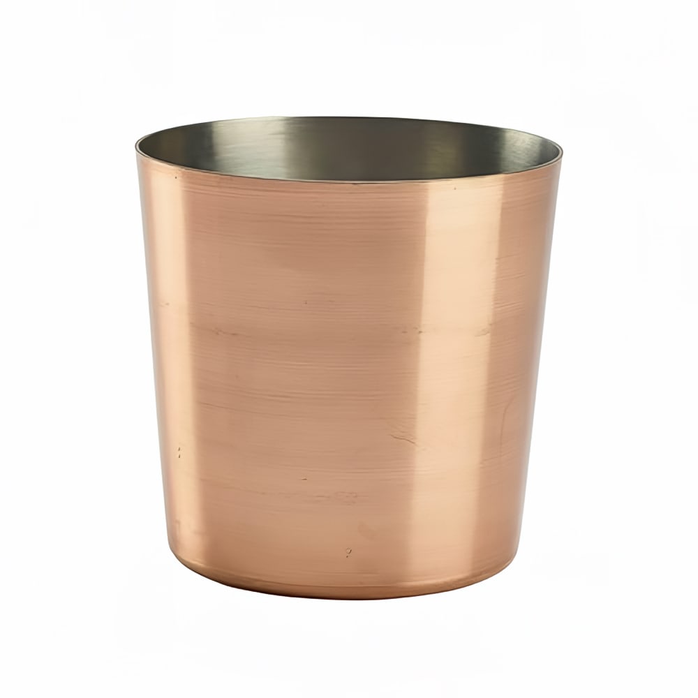 Steelite GWSVC8C 12 3/4 oz Round Serving Cup - Stainless Steel, Copper