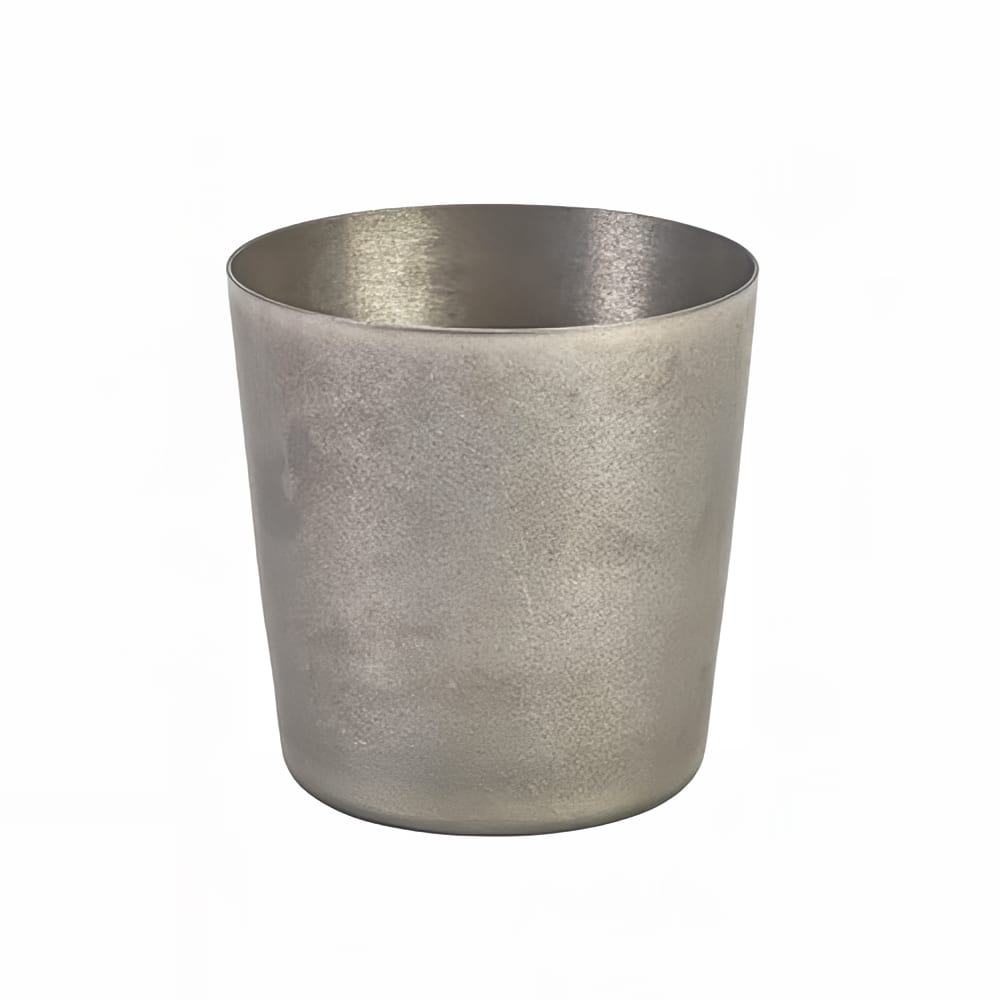 Steelite GWSVC8V 12 3/4 oz Round Serving Cup - Stainless Steel, Vintage Finish